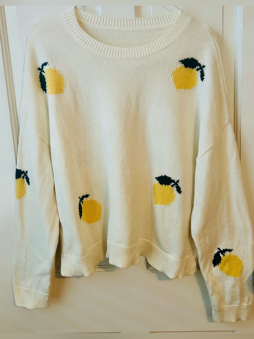 RAILS Perci Lemon SweaterCotton Cashmere Knit  , Size Large